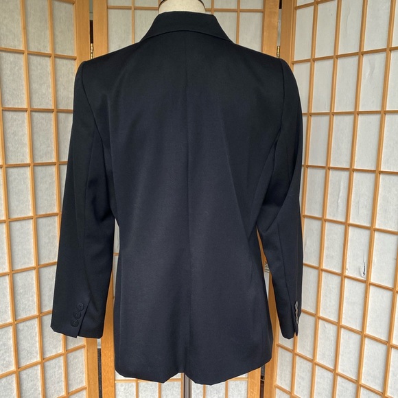 Classiques Entier Black 100% Wool Blazer SZ MP Career Office - Picture 7 of 12